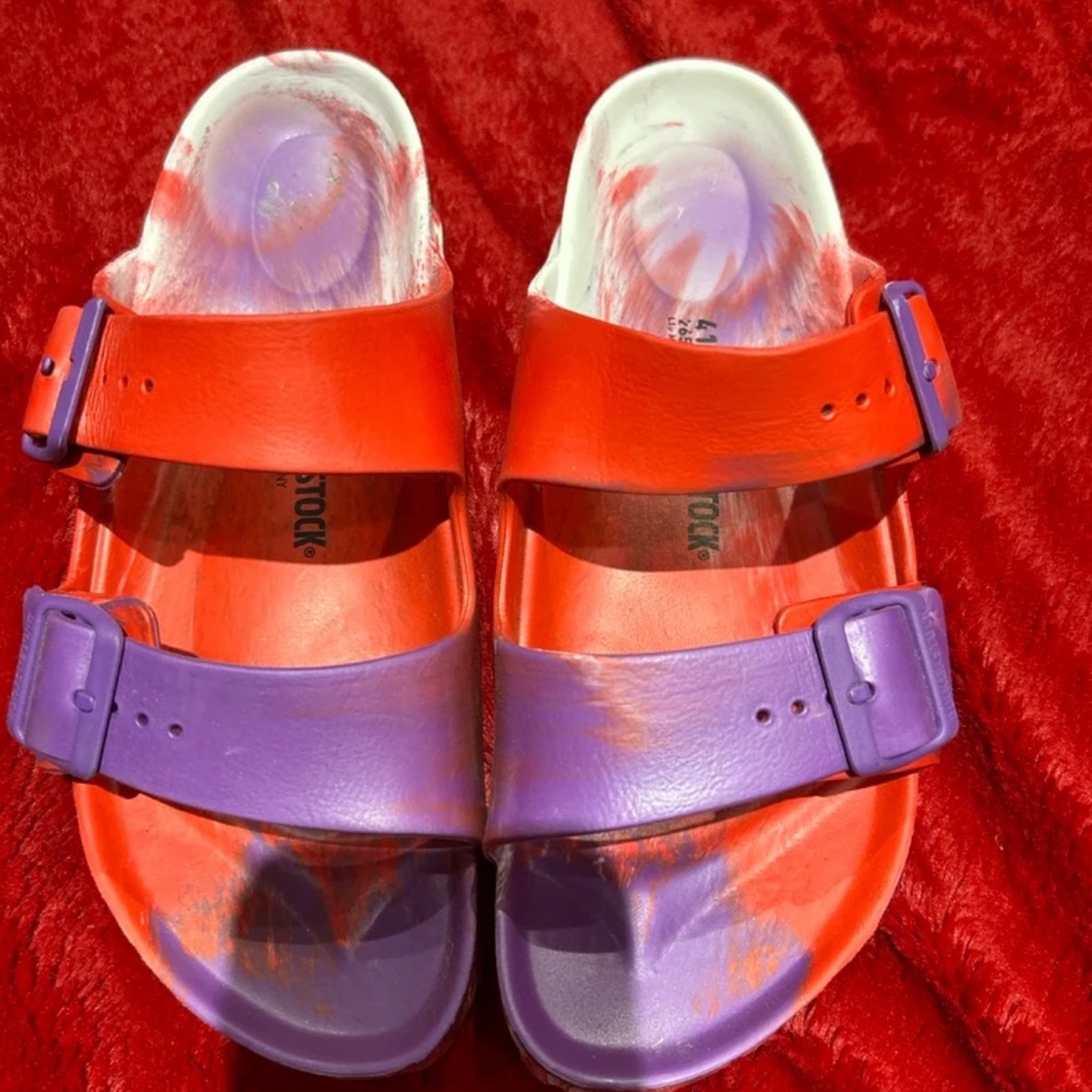 Birkenstock tie dye Sandals womens